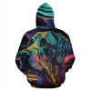 Great Dane Design All Over Print Colorful Background Zip-Up Hoodies - Inspired Collection