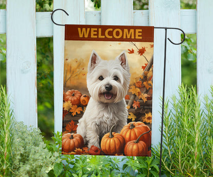 Westie Design Garden and House Flags - 2023 Fall Collection