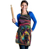 Rottweiler Design Colorful Background Aprons - Inspired Collection