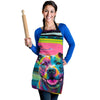Pit Bull Design Colorful Background Aprons - Inspired Collection