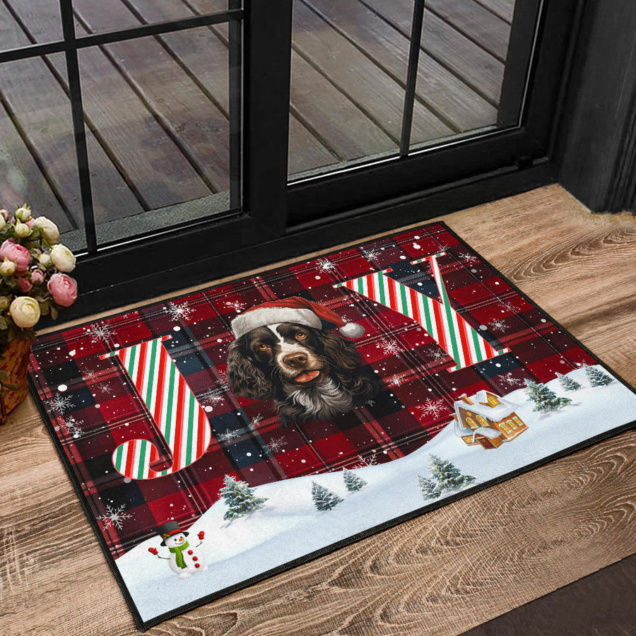 Springer Spaniel Design Holidays / Christmas 2023 Collection Door Mats