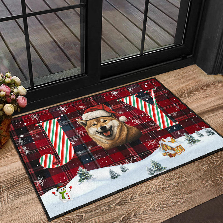 Shiba Inu Design Holidays / Christmas 2023 Collection Door Mats