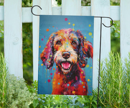 Poodle Design Garden Flag and House Flags - Summer 2023 Collection