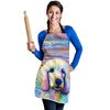 Poodle Design Colorful Background Aprons - Inspired Collection
