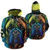 Mastiff Design All Over Print Colorful Background Zip-Up Hoodies - Inspired Collection