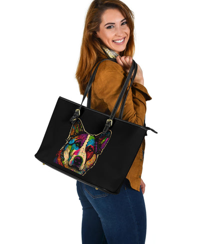 Akita Design Large Leather Tote Bag - Inspired Collection