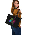 Greyhound Design Large Leather Tote Bag - Inspired Collection