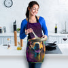 Golden Retriever Design Colorful Background Aprons - Inspired Collection