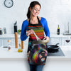 Schnauzer Design Colorful Background Aprons - Inspired Collection