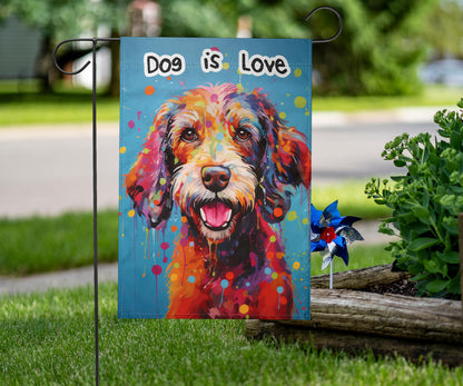 Poodle Design Garden Flag and House Flags - Summer 2023 Collection