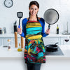 French Bulldog Design Colorful Background Aprons - Inspired Collection