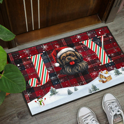 Pekingese Design Holidays / Christmas 2023 Collection Door Mats