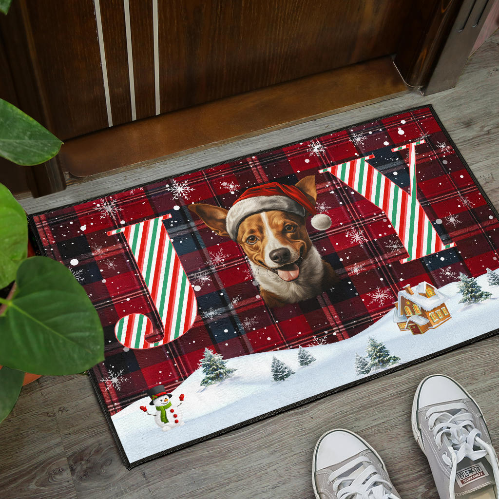 Basenji Design Holidays / Christmas 2023 Collection Door Mats