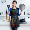 Dachshund Design Colorful Background Aprons - Inspired Collection