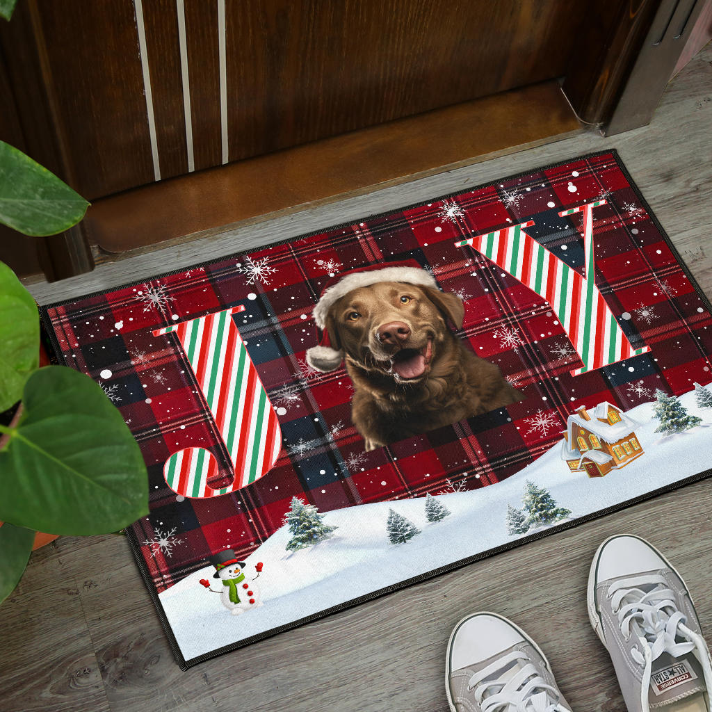 Chesapeake Bay Retriever Design Holidays / Christmas 2023 Collection Door Mats