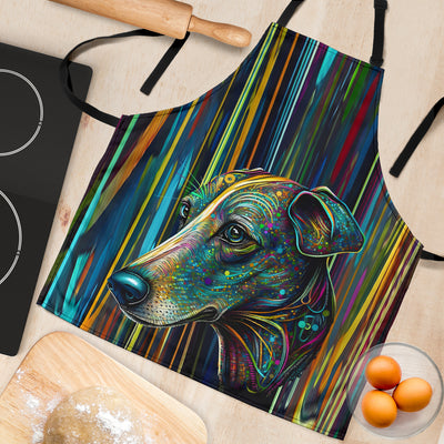 Whippet Design Colorful Background Aprons - Inspired Collection