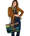 German Shepherd Design Large Leather Tote Bag - Inspired Collection