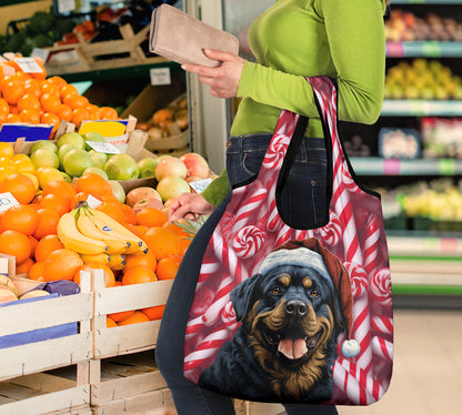 Rottweiler Design 3 Pack Grocery Bags - 2023 Christmas / Holiday Collection