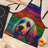 Cockapoo Design Colorful Background Aprons - Inspired Collection