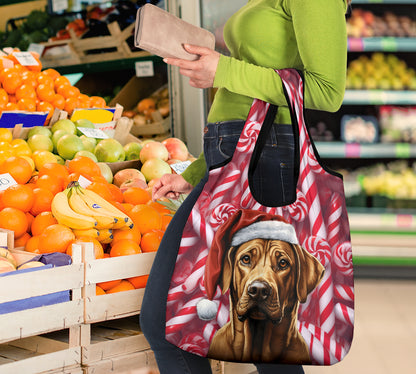 Rhodesian Ridgebacck Design 3 Pack Grocery Bags - 2023 Christmas / Holiday Collection