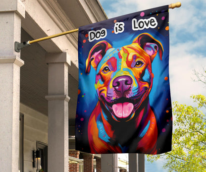 Pit Bull Design Garden Flag and House Flags - Summer 2023 Collection