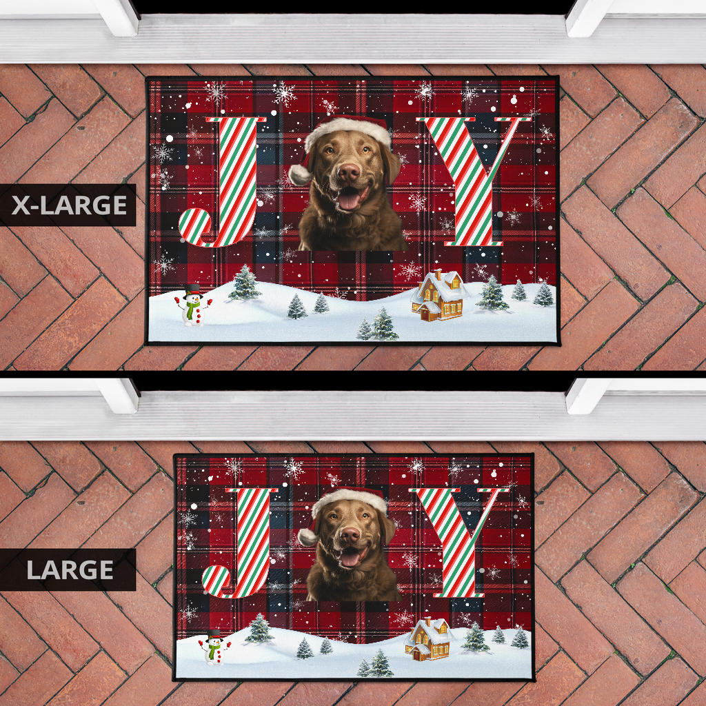 Chesapeake Bay Retriever Design Holidays / Christmas 2023 Collection Door Mats