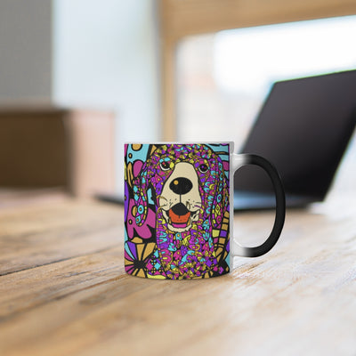 Vizsla Design Heat Activated Magic Mug - Art By Cindy Sang - JillnJacks Exclusive