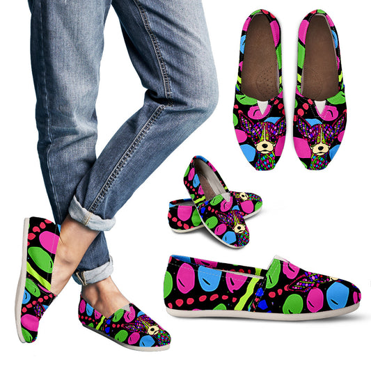 Chihuahua Design Casual Shoes For Women - Art By Cindy Sang - JillnJacks Exclusive