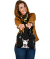 Bull Terrier Design Faux Leather Shoulder Handbag - 2022 Collection