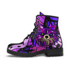 Long Haired Chihuahua Design Handcrafted Leather Boots - Art by Cindy Sang - JillnJacks Exclusive