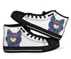 Cat Design Canvas High Tops Shoes - Art By Cindy Sang - JillnJacks Exclusive