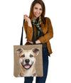 Staffie (Staffordshire Bull Terrier) Design Tote Bags - JillnJacks Exclusive