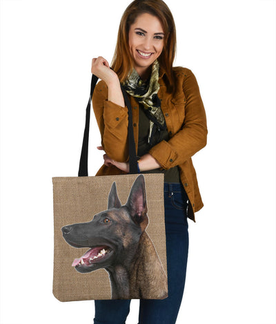 Belgian Malinois Dog Design Tote Bags - JillnJacks Exclusive