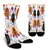 Poodle Floral Design Crew Socks - JillnJacks Exclusive