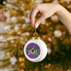 Miniature Schnauzer Design Christmas Ball Ornament - Art By Cindy Sang - JillnJacks Exclusive