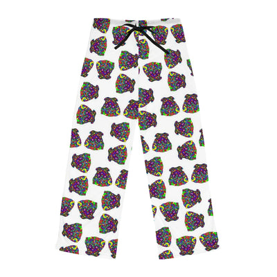 Bulldog Design Pajama Pants For Women - Art by Cindy Sang - JillnJacks Exclusive