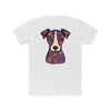 Jack Russell Terrier Design Men's Cotton Crew Tee - Art by Cindy Sang