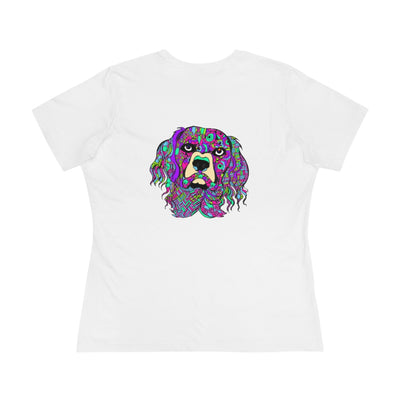 Brittany Design Women's Premium Tee - Art by Cindy Sang