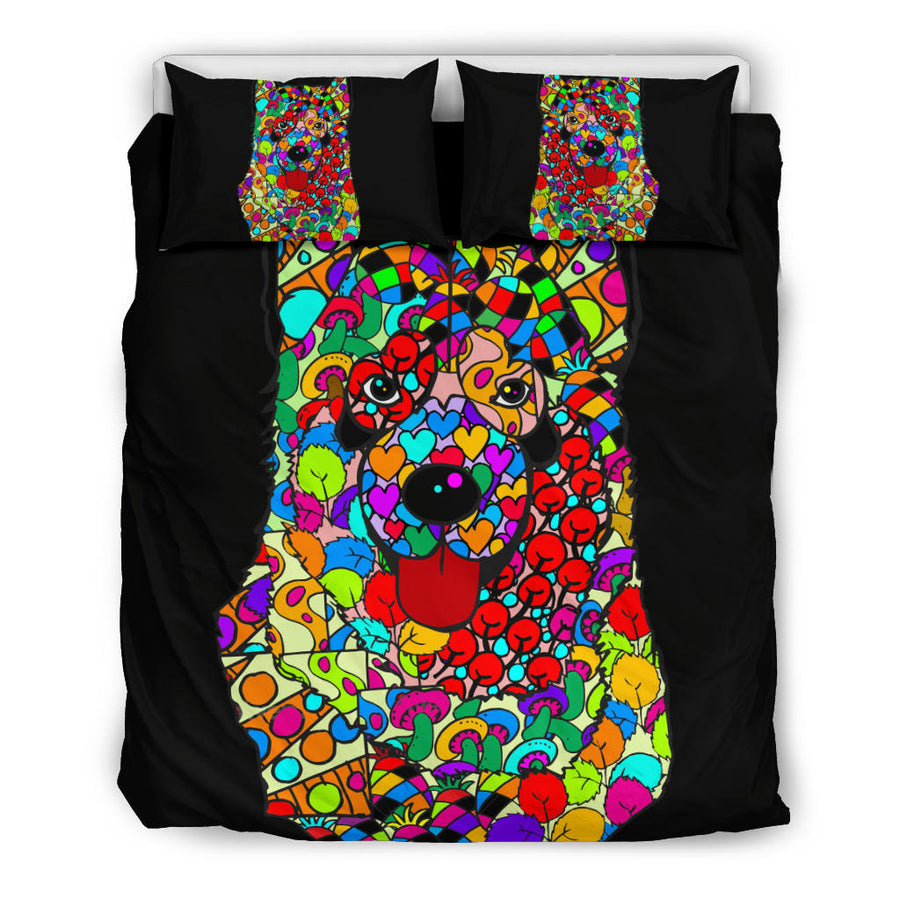 Alaskan Malamute Bedding Set - Duvet / Comforter Cover and Two Pillow Covers -  Art By Cindy Sang - JillnJacks Exclusive