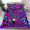 Basenji Colorful Bedding Set - Duvet / Comforter Cover and Two Pillow Covers -  Art By Cindy Sang - JillnJacks Exclusive
