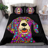 Vizsla Black Bedding Set - Duvet / Comforter Cover and Two Pillow Covers -  Art By Cindy Sang - JillnJacks Exclusive