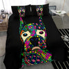 Boxer Black Bedding Set - Duvet / Comforter Cover and Two Pillow Covers -  Art By Cindy Sang - JillnJacks Exclusive