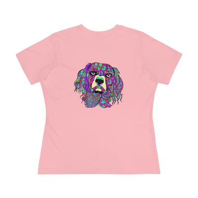 Brittany Design Women's Premium Tee - Art by Cindy Sang