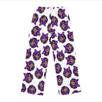 Long Haired Chihuahua Design Pajama Pants For Women - Art by Cindy Sang - JillnJacks Exclusive