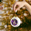 Corgi Design Christmas Ball Ornament - Art By Cindy Sang - JillnJacks Exclusive