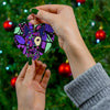 Bull Terrier Design Ceramic Christmas Ornament - Art By Cindy Sang - JillnJacks Exclusive