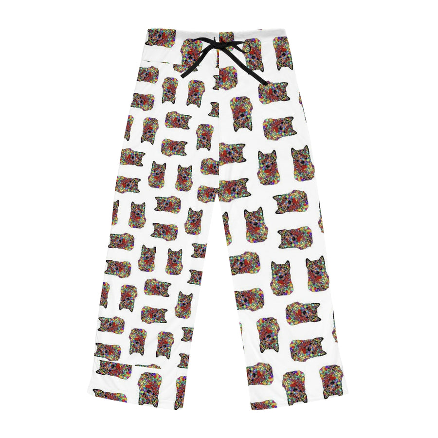 Alaskan Malamute Design Pajama Pants For Women - Art by Cindy Sang - JillnJacks Exclusive