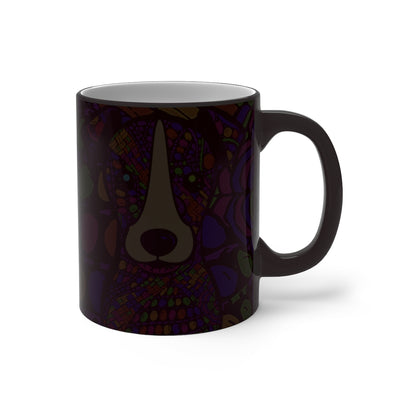 Jack Russell Terrier Design Heat Activated Magic Mug - Art By Cindy Sang - JillnJacks Exclusive