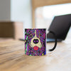 Pit Bull Design Heat Activated Magic Mug - Art By Cindy Sang - JillnJacks Exclusive