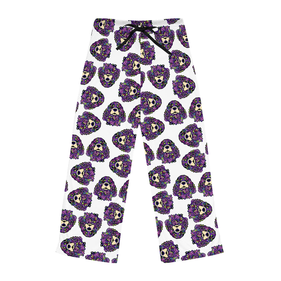 Cocker Spaniel Design Pajama Pants For Women - Art by Cindy Sang - JillnJacks Exclusive
